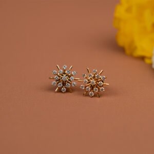 Diamond Celestial Bloom Studs