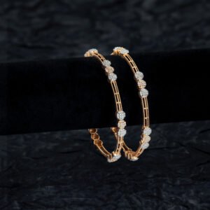 18K Zircon Stone Bangle