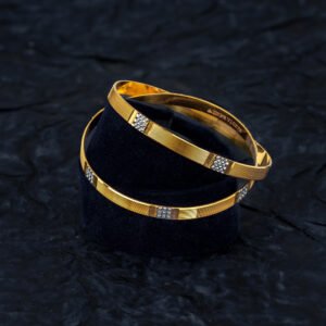 Rhodium Bangle 1