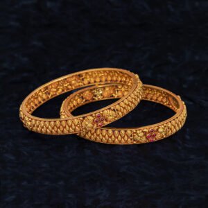 Temple Bloom Ruby Bangles